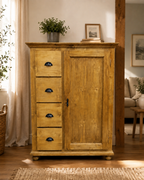 Vintage Brotschrank - Schubschrank