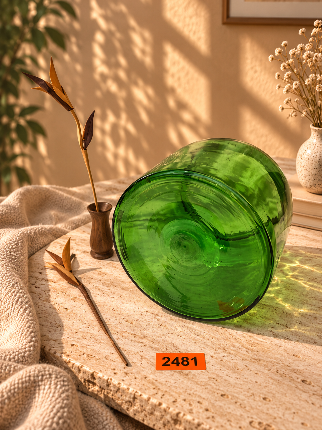 Altes Biedermeier Glas