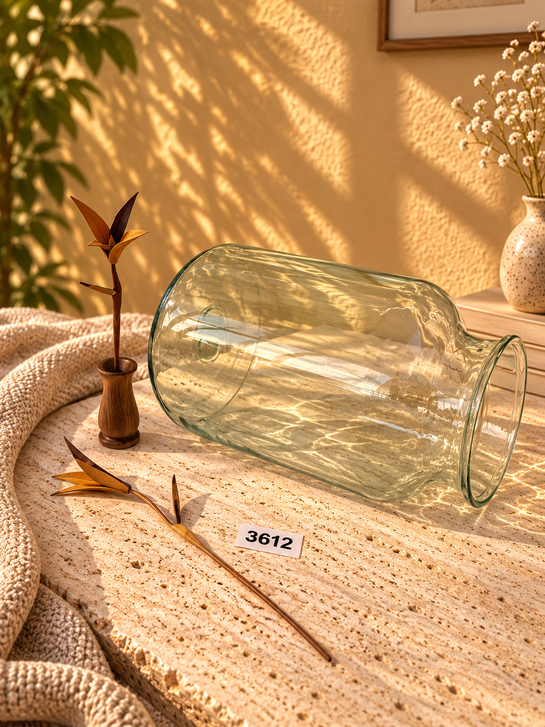 Altes Biedermeier Glas