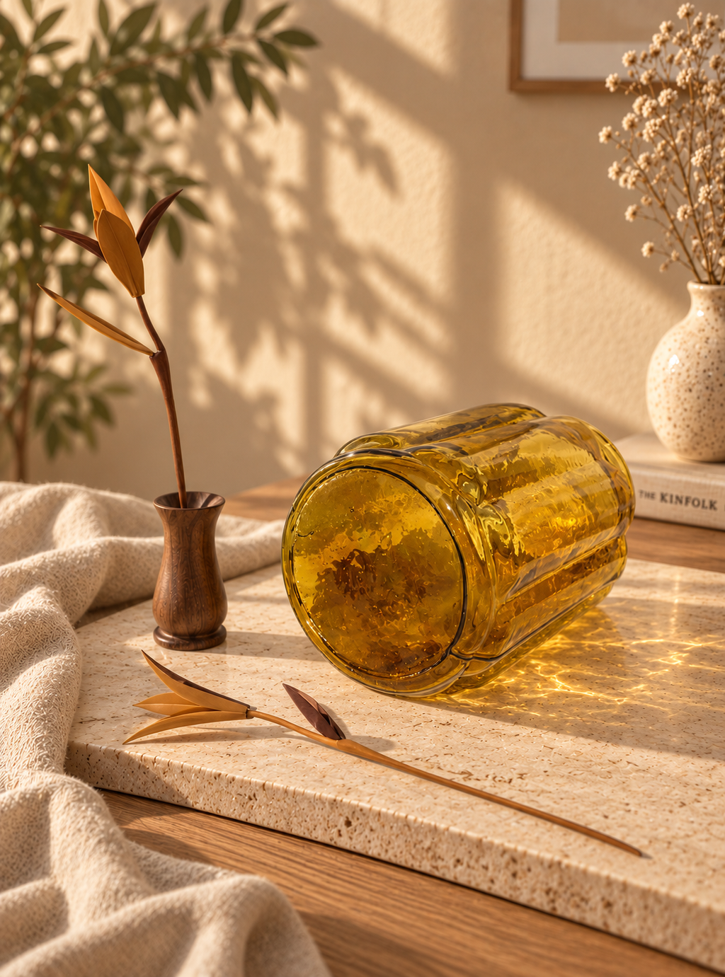 Altes Biedermeier Glas