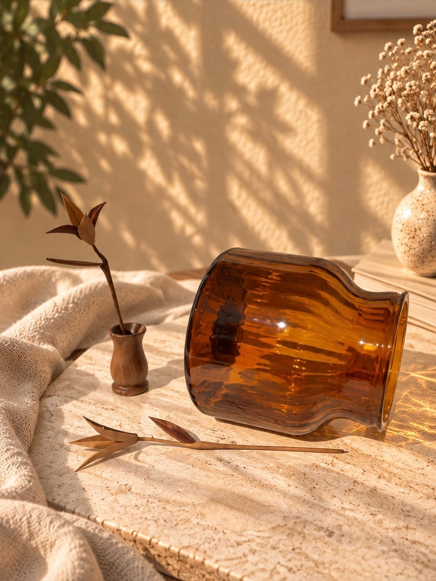 Altes Biedermeier Glas