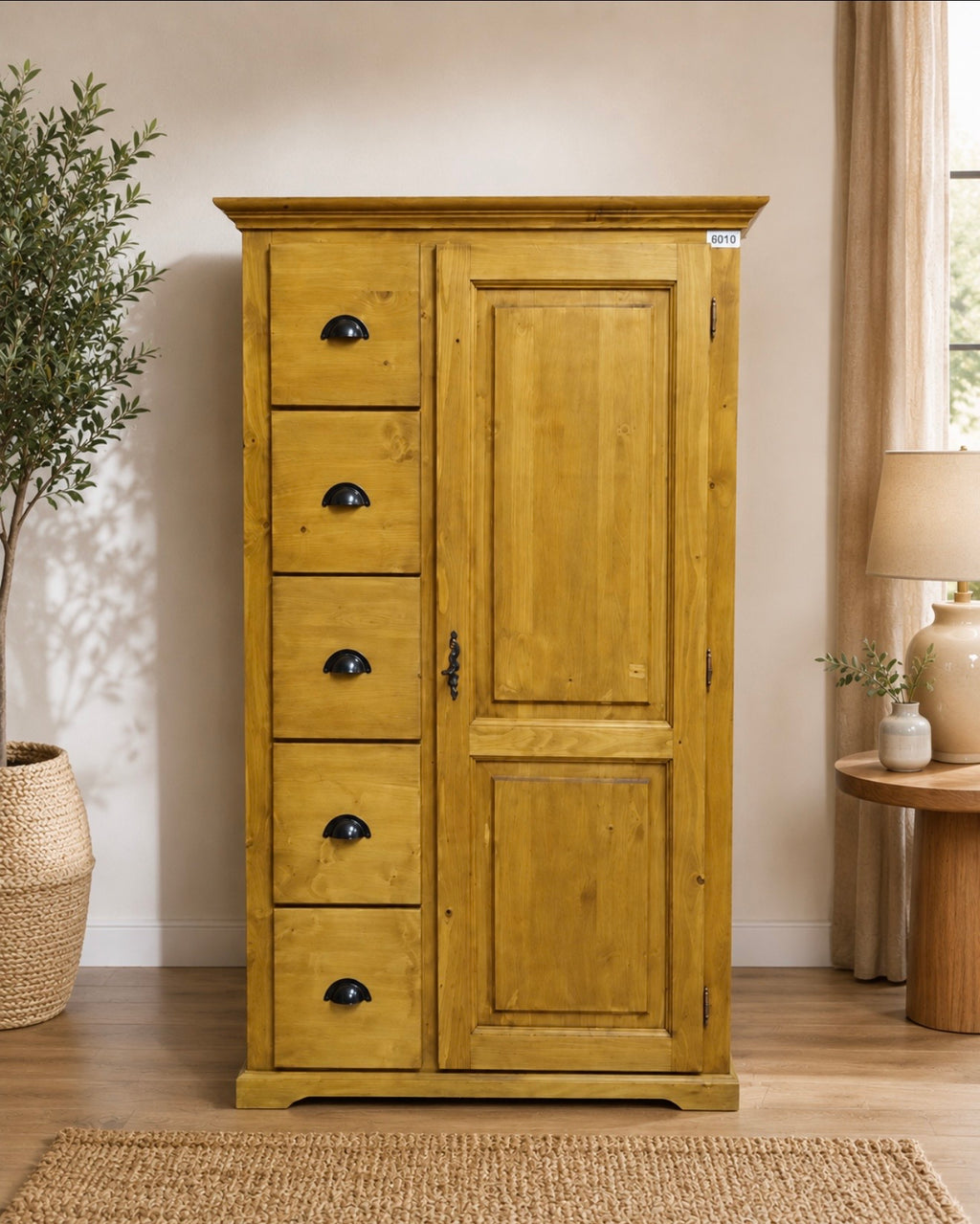 Vintage Brotschrank Schubschrank