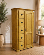 Vintage Brotschrank Schubschrank